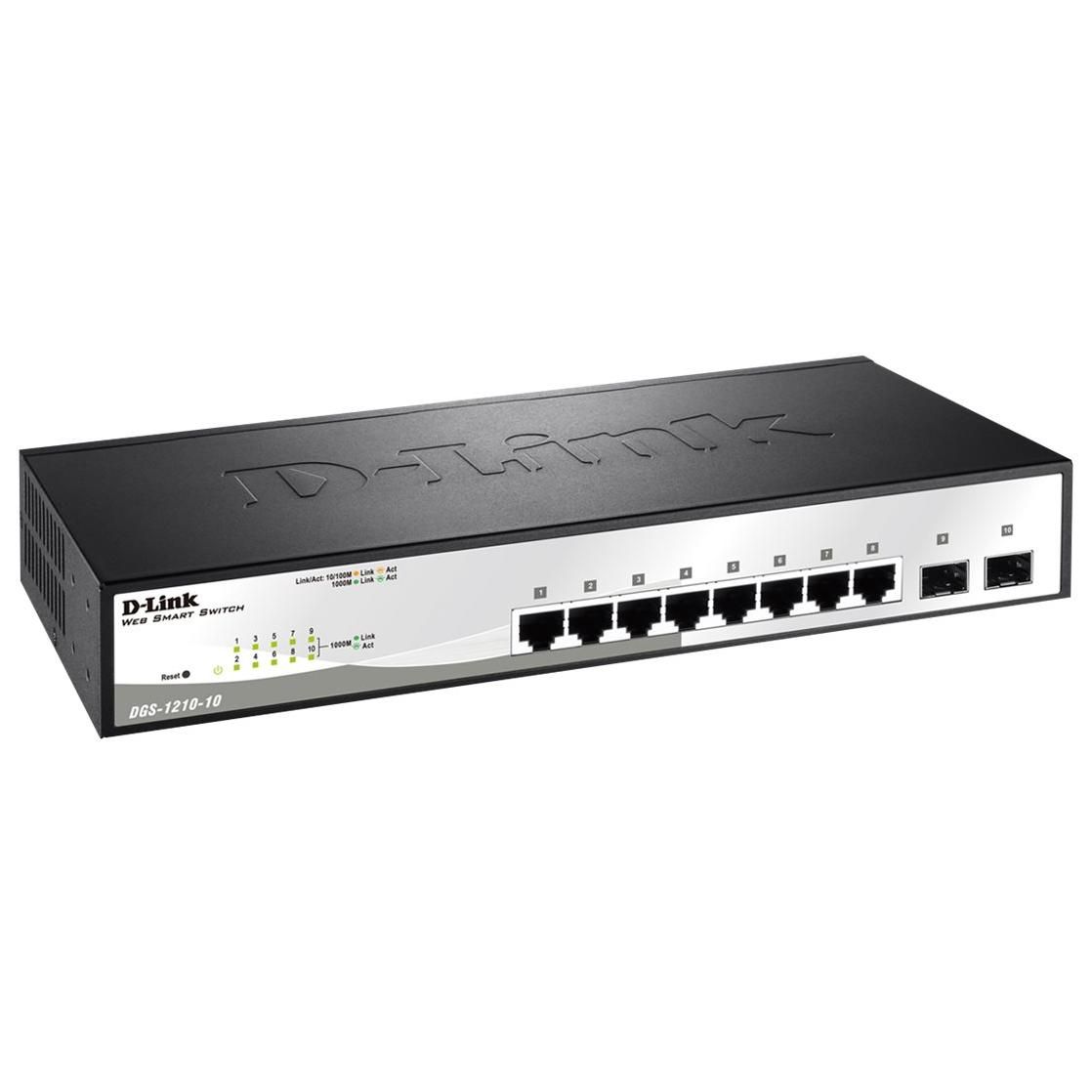 D-Link Smart+ 12-Port Managed Switch DGS-1210-10