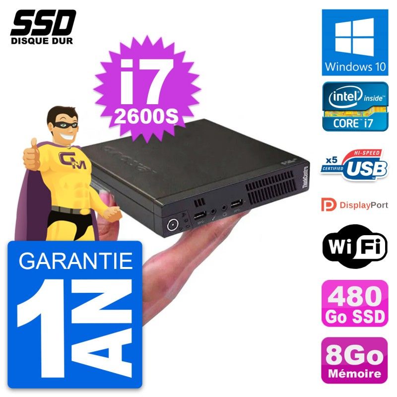 Mini PC Lenovo M72e Ultra-Fin, format Tiny