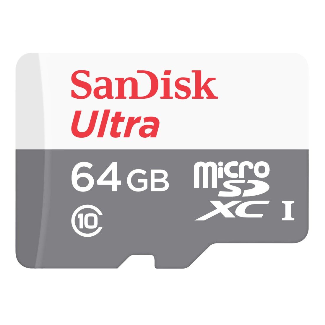 SanDisk Ultra MicroSDXC Card (includes SD Adapter) - 64GB - UHS-I / Class 10