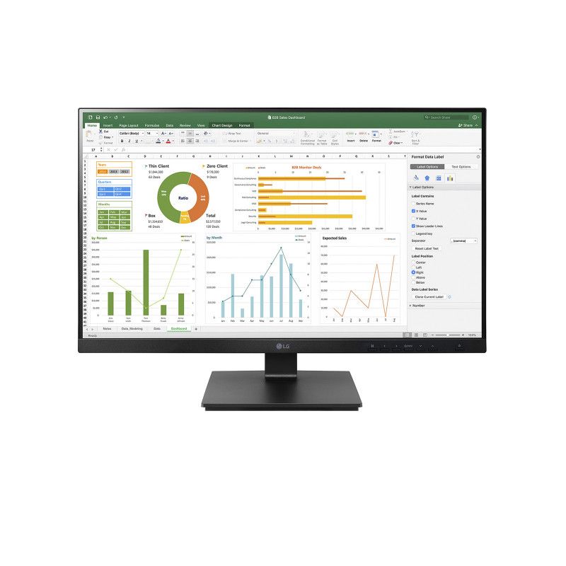 Monitor LG LED de 68,6 cm (27'') Full HD 1920x1080 Negro (27BN650Y-B)