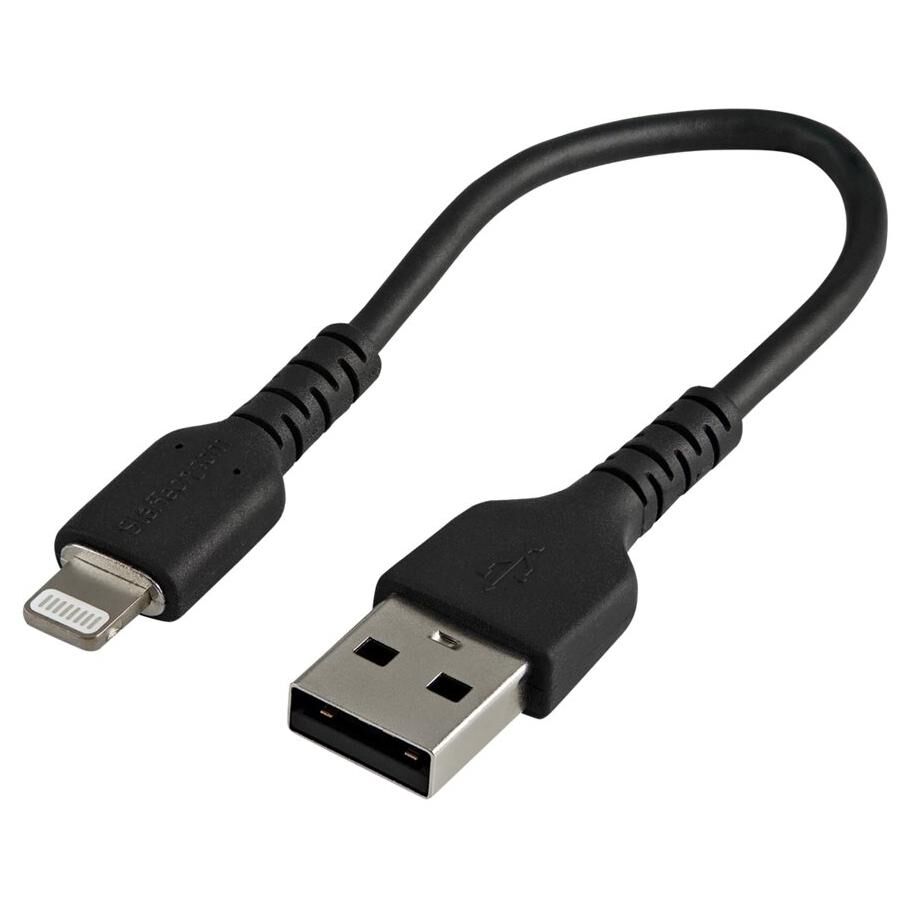 Startech 6-Inch USB-A to Lightning Cable, Black