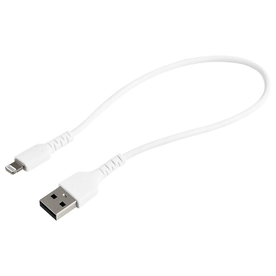 Startech Robust USB-A to Lightning Cable, 30cm - MFi Certified Lightning Cable for iPad/iPhone 12
