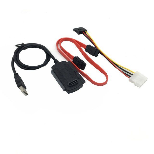 Nipseyteko SATA/PATA/IDE to USB 2.0 Adapter Cable for HDD 2.5"/3.5"