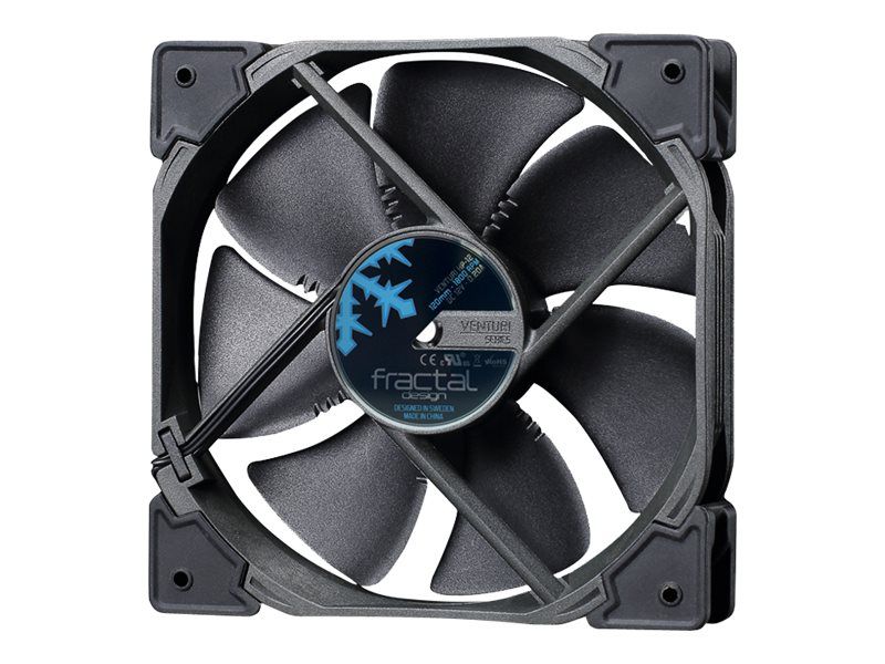 Fractal Design Venturi Series Cooling Fan - 120mm Black Chassis