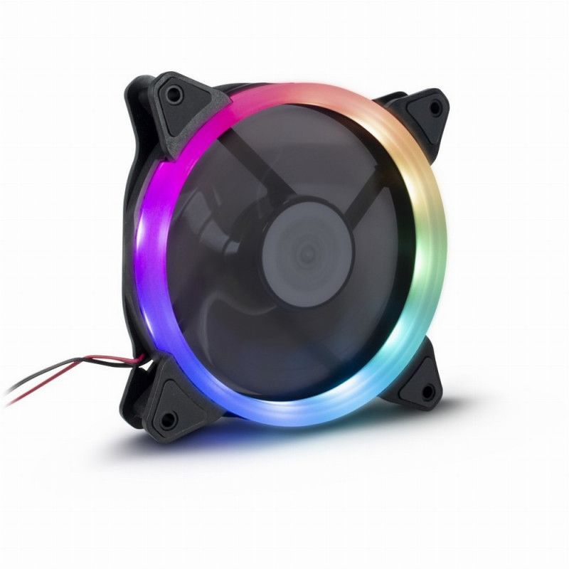 Ventilador Inter-Tech Argus RS-051 RGB de 120mm - Negro
