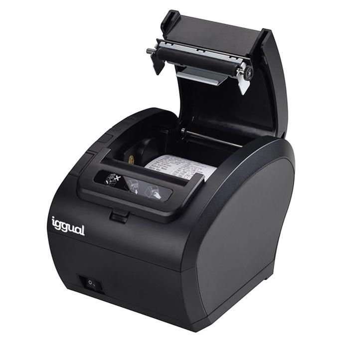Igual TP8002 Label Printer - Thermal Transfer - 8.3cm Roll - 203dpi - Up to 260mm/sec - USB, LAN - Black