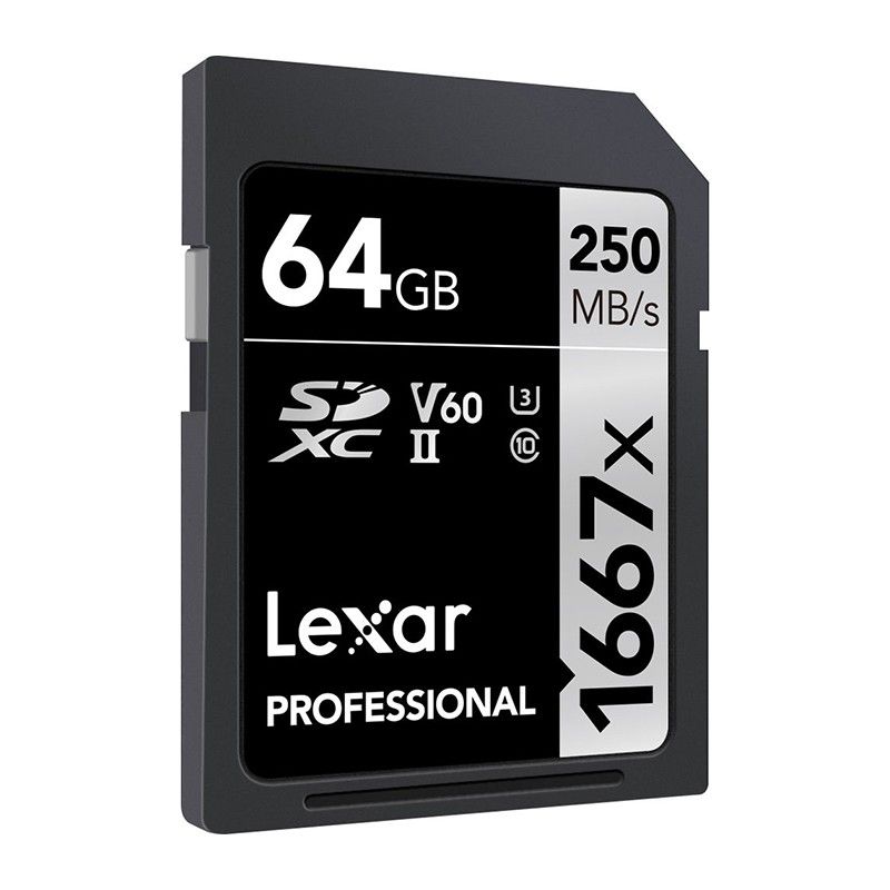 Carte mémoire Lexar SDXC UHS-II Classe 10, 64 Go