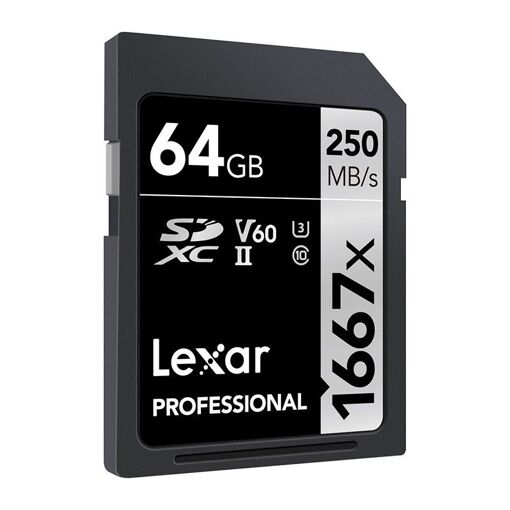 Lexar SDXC UHS-II Class 10 Card, 64GB
