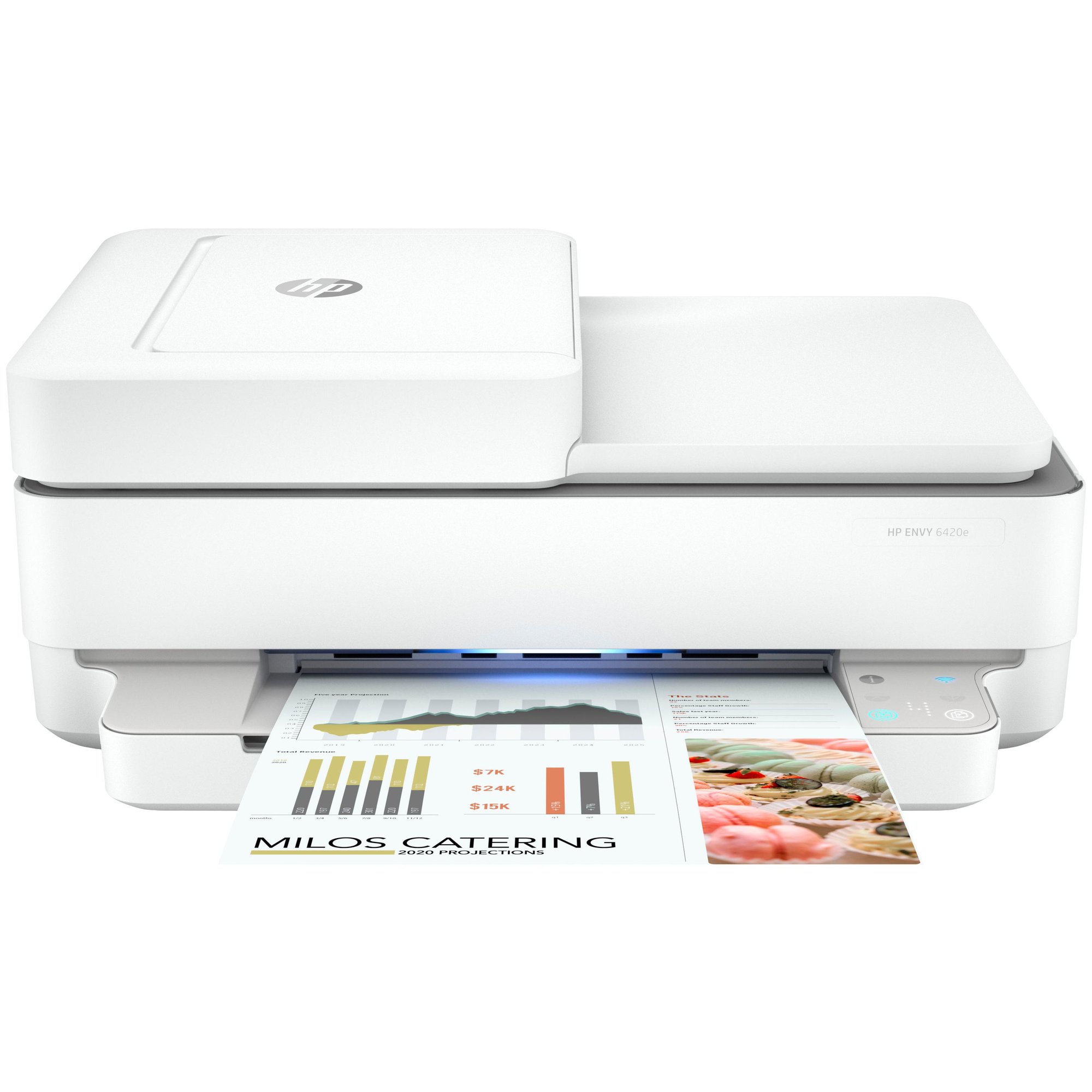 HP ENVY 6420e Wireless All-in-One Color Printer, Instant Ink; Copier, Scanner