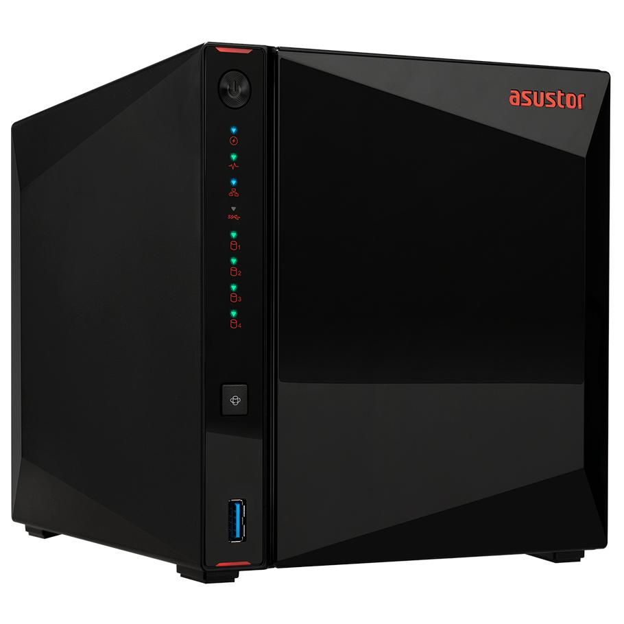 Asustor Nimbustor 4 AS5304T NAS Desktop Intel Celeron J4105 4GB DDR4 0TB ADM Black