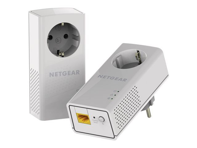 Netgear Powerline PLP1200 - Gigabit Ethernet Powerline Adapter Kit - HomePlug AV (HPAV) 2.0, IEEE 1901 - Wall Mount (Pack of 2)