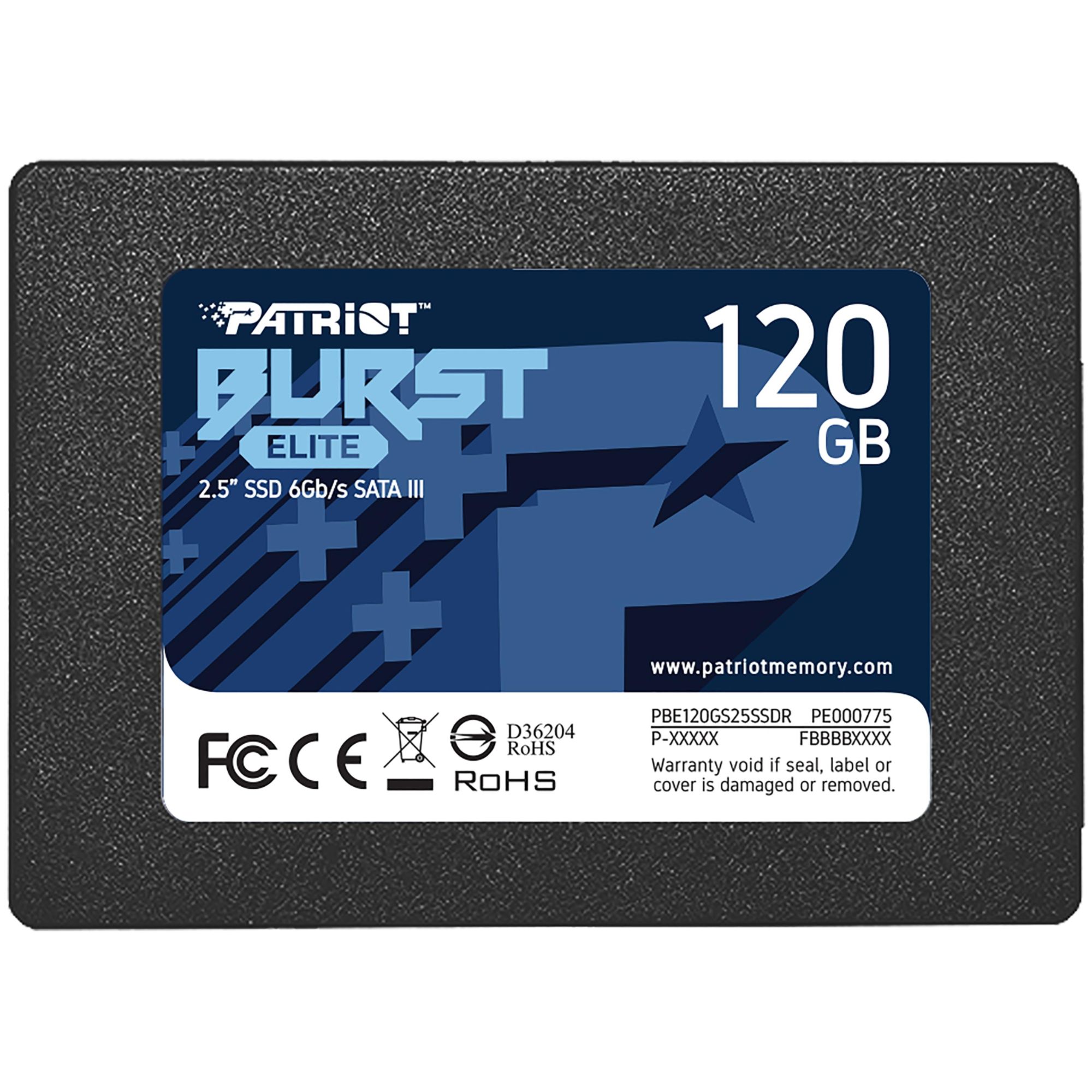 Unidad de estado sólido (SSD) Patriot Memory Burst Elite de 120 GB, 2,5 pulgadas, SATA III