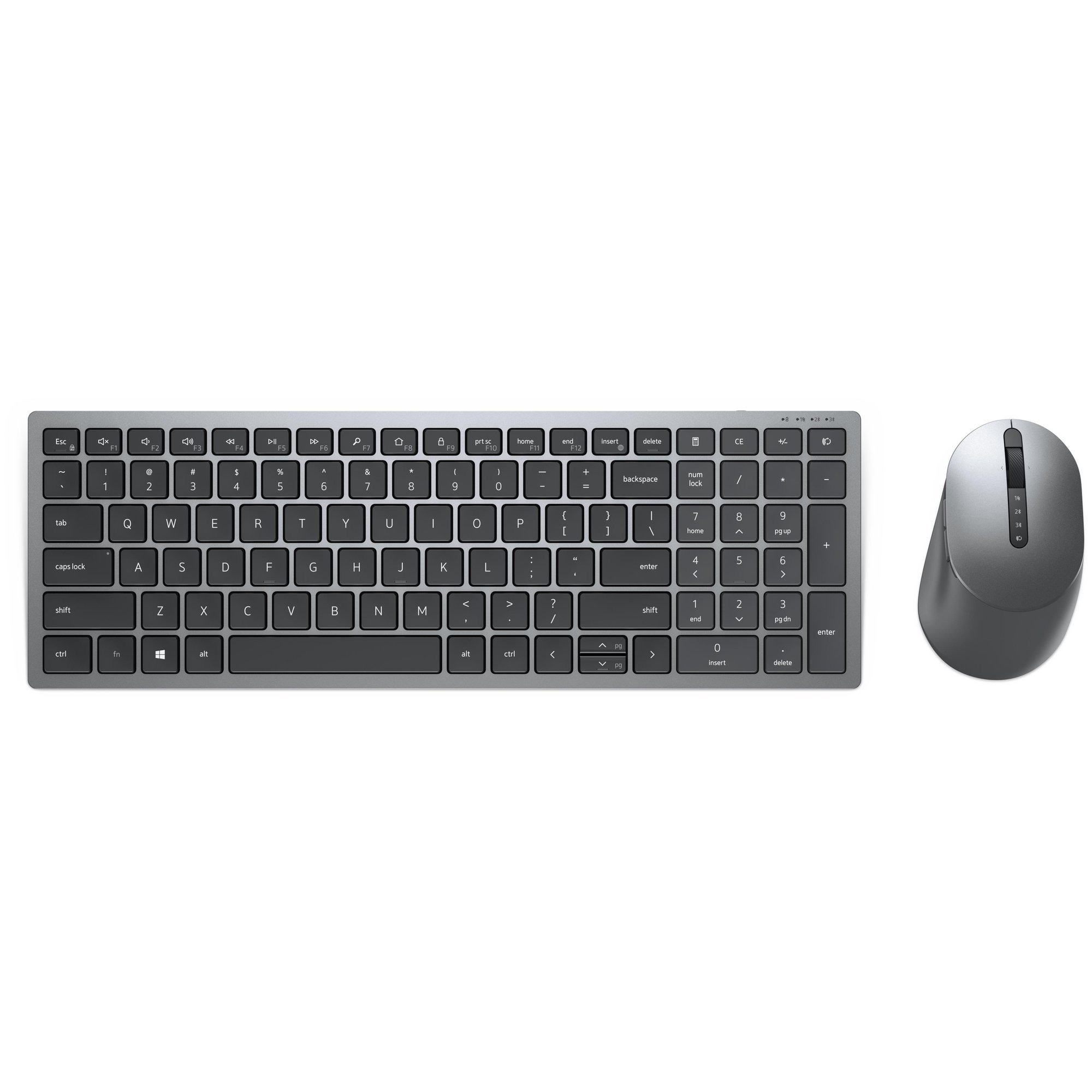 Dell Compact Keyboard and Mouse Pro Plus - KM7120W - US International (QWERTY)