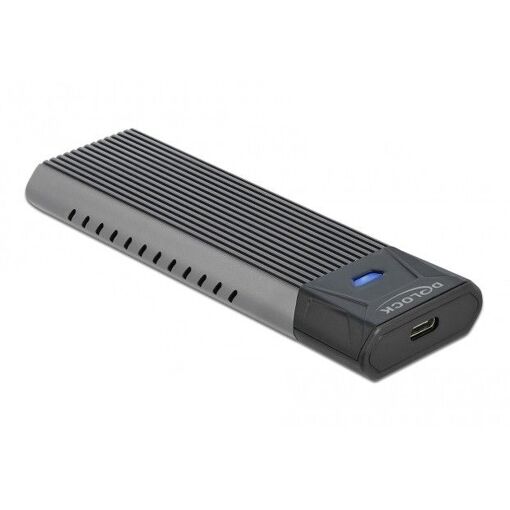 Encapsulador externo Delock con puerto USB Tipo-C para SSD M.2 NVMe o SATA