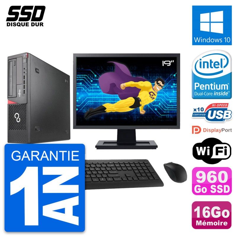 Fujitsu E920 DT 19-Inch Desktop Computer