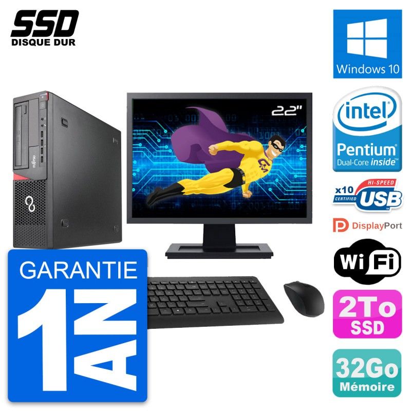 Fujitsu E920 DT 22-Inch All-in-One Computer