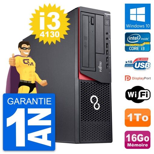 Fujitsu Esprimo E920 DT PC - Intel i3-4130, 16GB RAM, 1TB HDD, Windows 10, WiFi