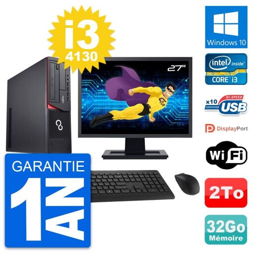 PC de escritorio Fujitsu E920 DT de 27 pulgadas