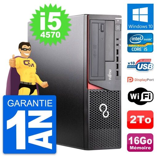 Fujitsu Esprimo E920 DT Desktop Computer - Intel i5-4570, 16GB RAM, 2TB HDD, Windows 10, WiFi