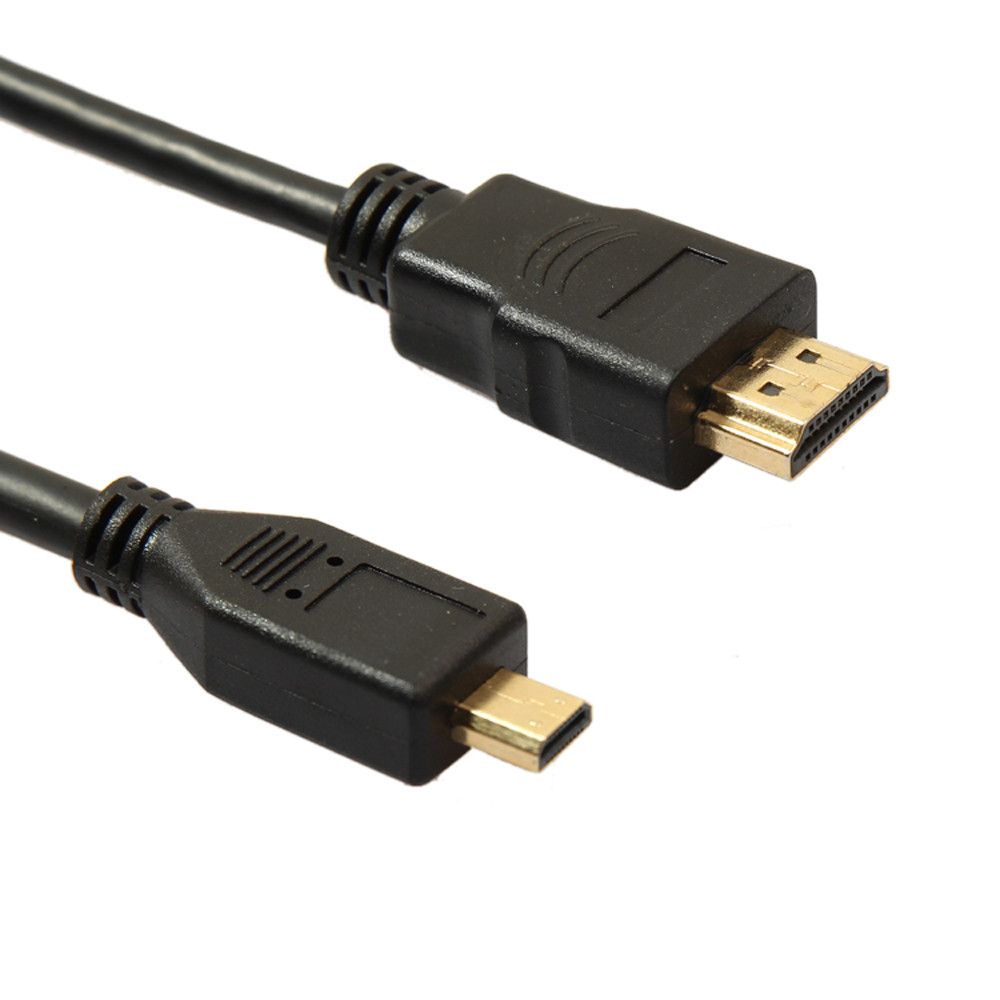 Micro HDMI to HDMI Cable for GoPro Hero 3/3+ / 4 - Gold