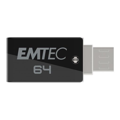 Dexxon Mobile & Go T260B - Dual USB Drive - 64GB - USB 2.0/Micro USB