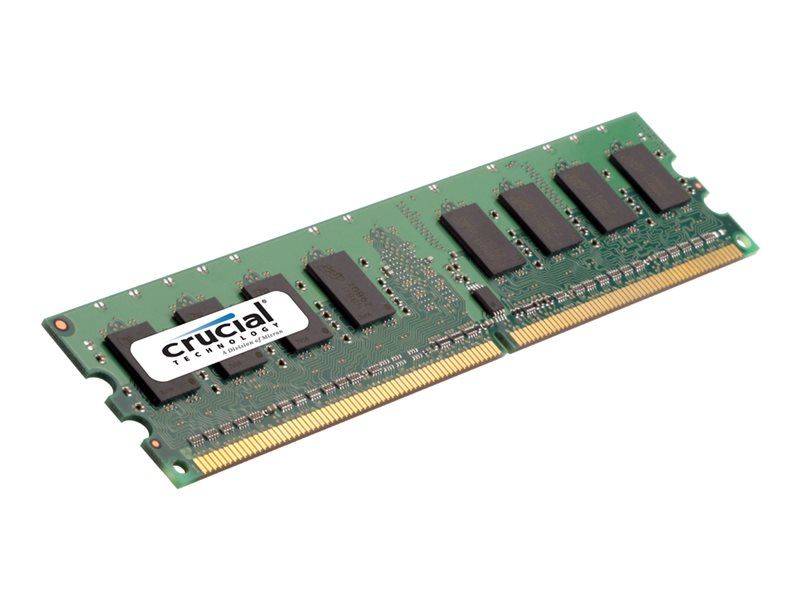 Micron Technology DDR2 Memory Module - 2GB, 800MHz, CL6, 1.8V, Unbuffered, Non-ECC DIMM 240-pin