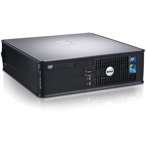 Dell Optiplex 380 SFF - Intel Celeron E3300 / 2.50 GHz - 4 GB de RAM - Disco duro de 160 GB - Lector de DVD - Ethernet Gigabit - Windows 7 Profesional