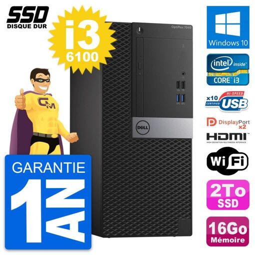 Computadora de escritorio Dell OptiPlex 7040