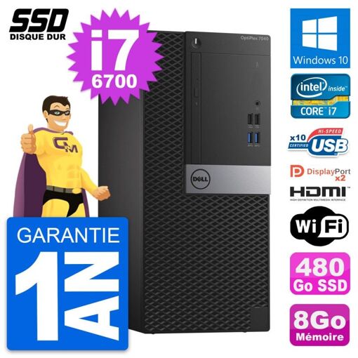 Computadora de escritorio Dell OptiPlex 7040