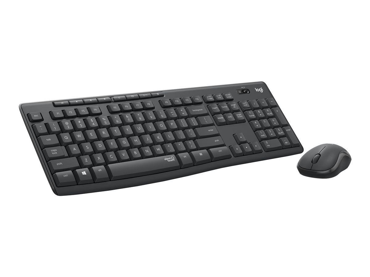 Kit de teclado y ratón inalámbrico Logitech MK295 Silent