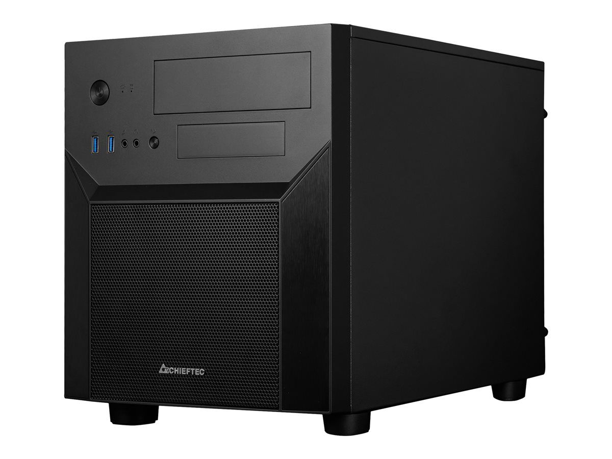 Chieftec CI-02B-OP Micro ATX Cube Case - Black