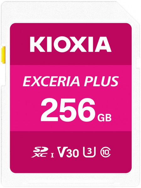 Carte mémoire Kioxia Exceria Plus 256 Go SDXC Classe 10 UHS-I