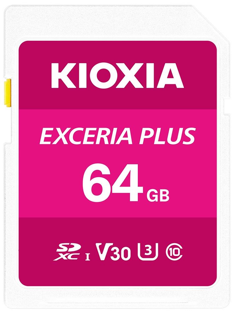Tarjeta de memoria Kioxia Exceria Plus 64 GB (Clase 10 UHS-I)