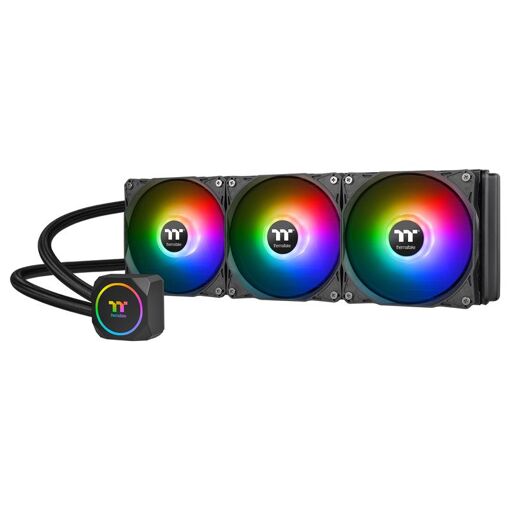Refrigerador líquido Thermaltake TH360 ARGB Sync - Radiador de 360 mm - (Compatibilidad: LGA1156, AM2, AM2+, AM3, LGA1155, AM3+, FM1, FM2, LGA1150, LGA1151, AM4)