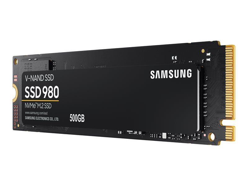 Samsung 980 MZ-V8V500BW - SSD - Encrypted - 500GB - Internal - M.2 2280 - PCIe 3.0 x4 (NVMe) - AES 256-bit - TCG Opal Encryption