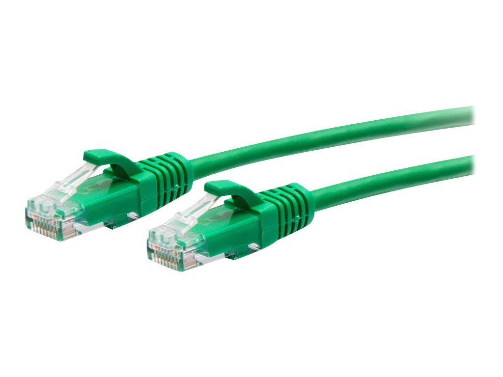 Câble de raccordement réseau C2G Cat6a sans accroche de 3 piétons - Vert