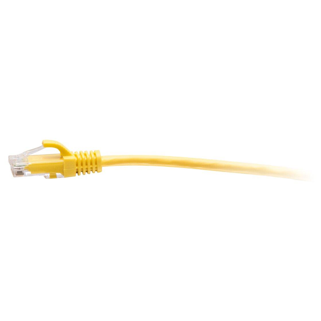 C2G 1ft Cat6a Snagless UTP Ethernet Cable - Yellow