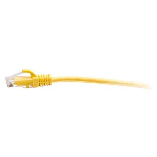 C2G 25ft Yellow Cat6a Snagless Ethernet Cable