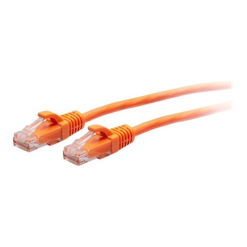 Cable de red C2G Cat6a sin enganche de 3 metros - Naranja