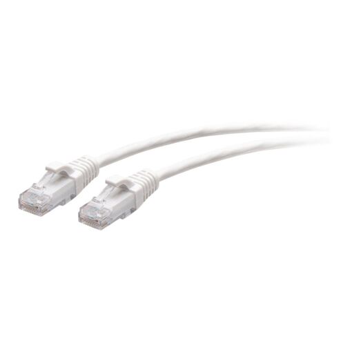 Cable de red C2G Cat6a sin enganche de 7.6 m - Blanco