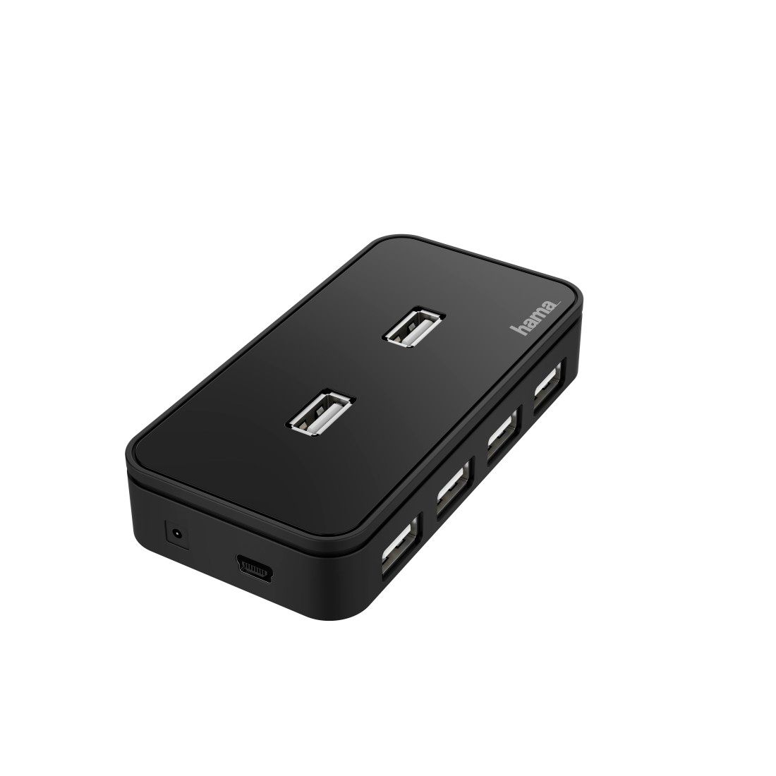 Hama 7-Port USB Hub, USB 2.0, 480 Mbit/s