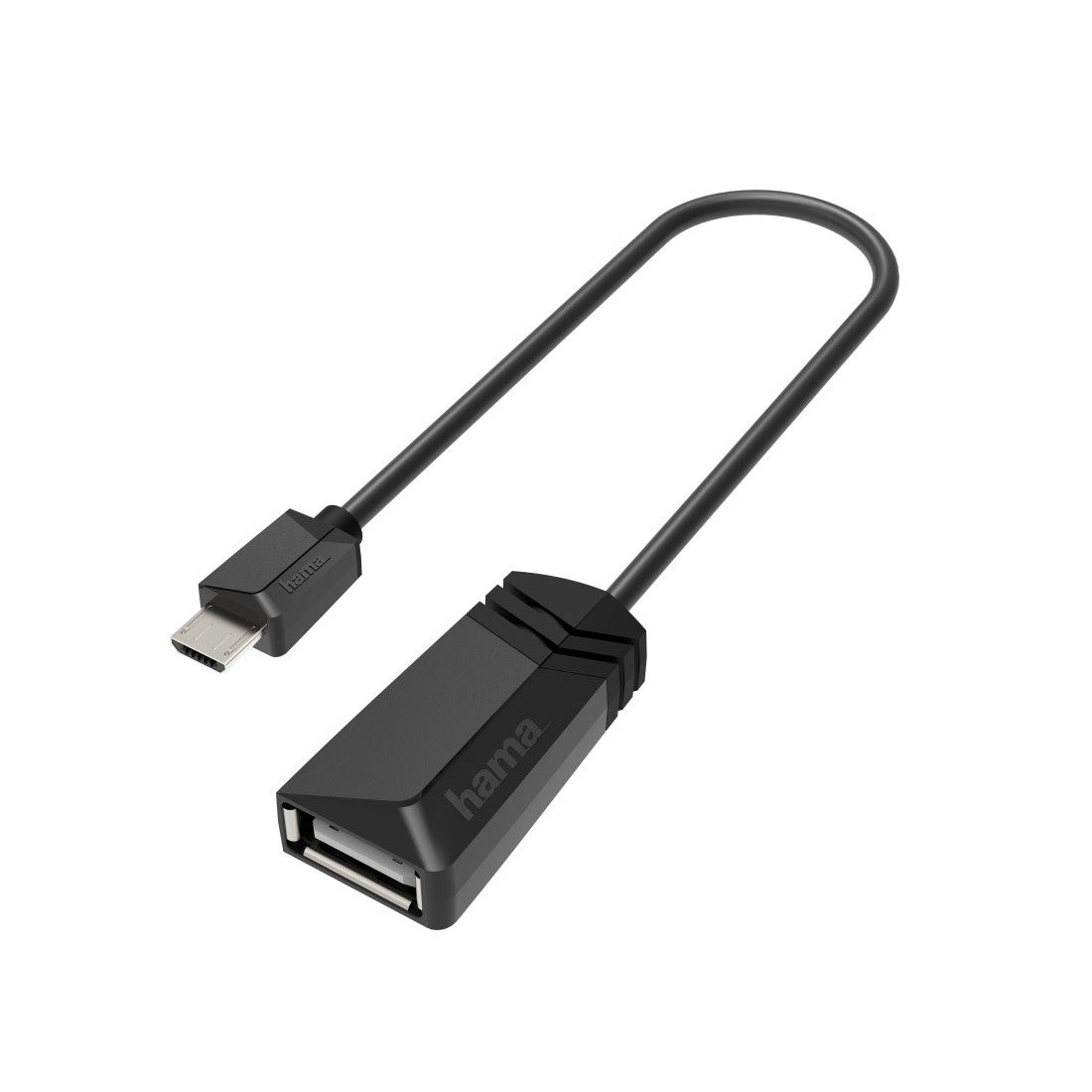 Hama USB-OTG Adapter, Micro-USB to USB Port, USB 2.0, 480 Gbit/s