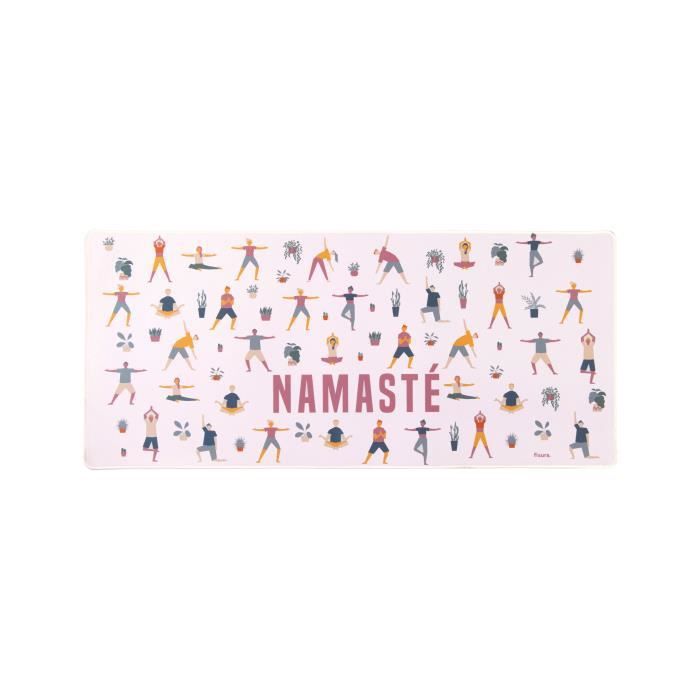 Fisura XXL Namasté Mouse Pad - White Gaming Mat