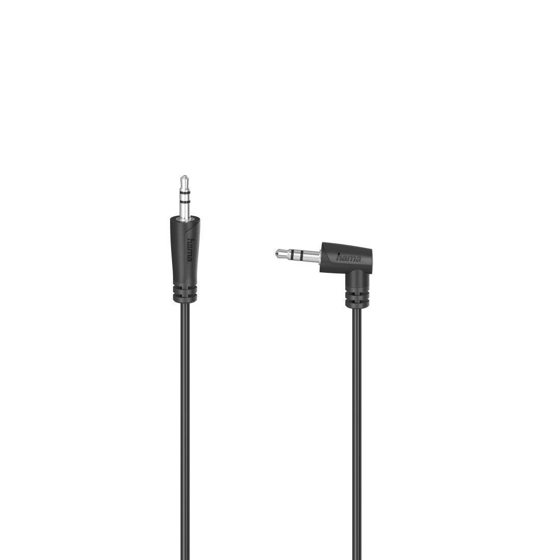 Câble audio Hama 3,5 mm stéréo, plié à 90°, 1,5 m