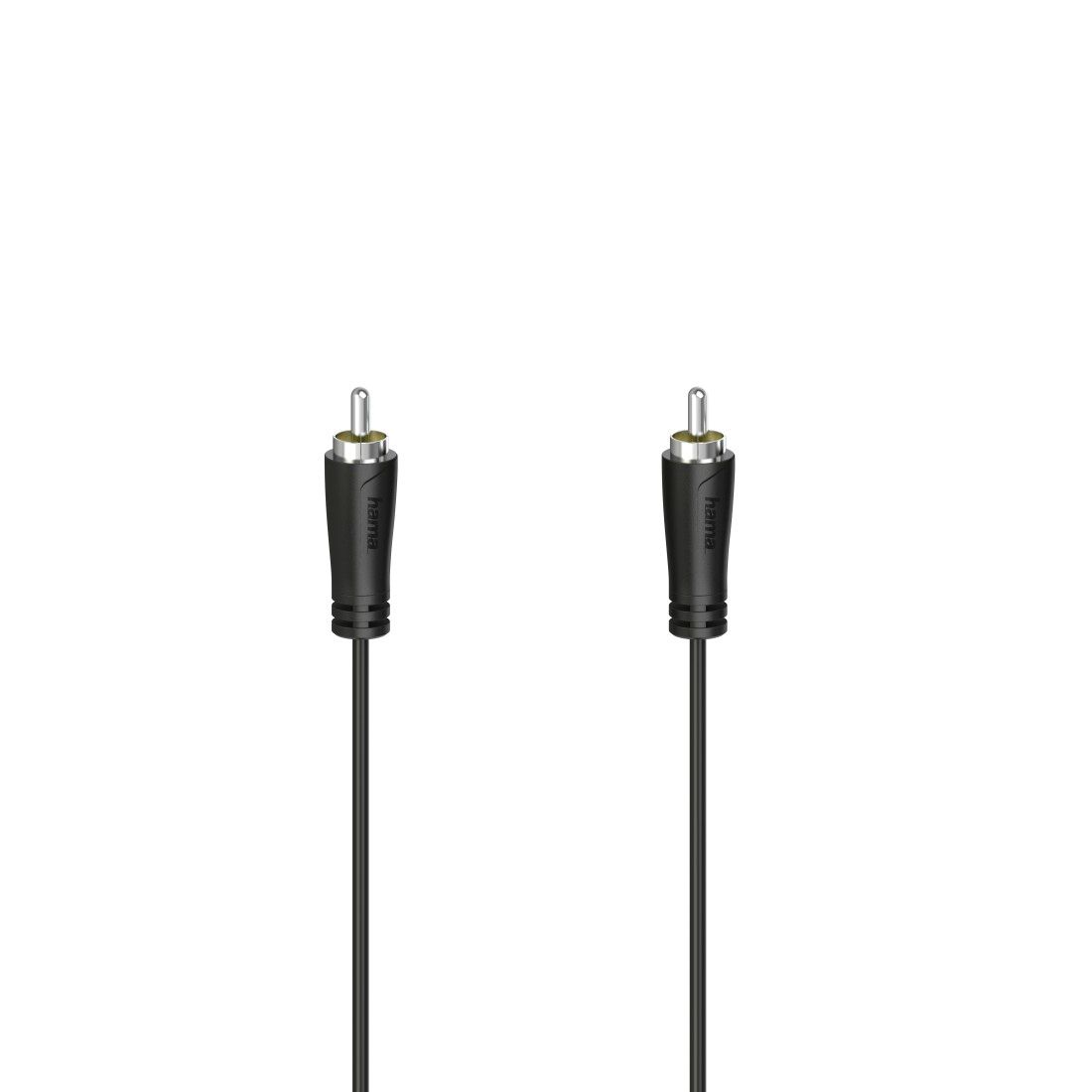 Câble audio Hama, 1,5 m (Fiches RCA mâle-mâle), numérique