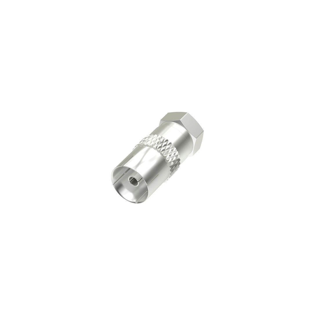 Hama SAT Adapter, F Male to Coaxial Female