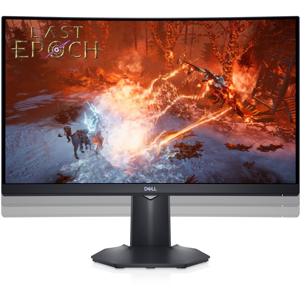 Dell S2422HG - Écran LED - incurvé - 23.6" - 1920 x 1080 Full HD (1080p) @ 165 Hz - VA - 350 cd/m² - 3000:1 - 1 ms - 2xHDMI, DisplayPort - avec Service d'échange avancé de 3 ans et échange de panneaux Premium