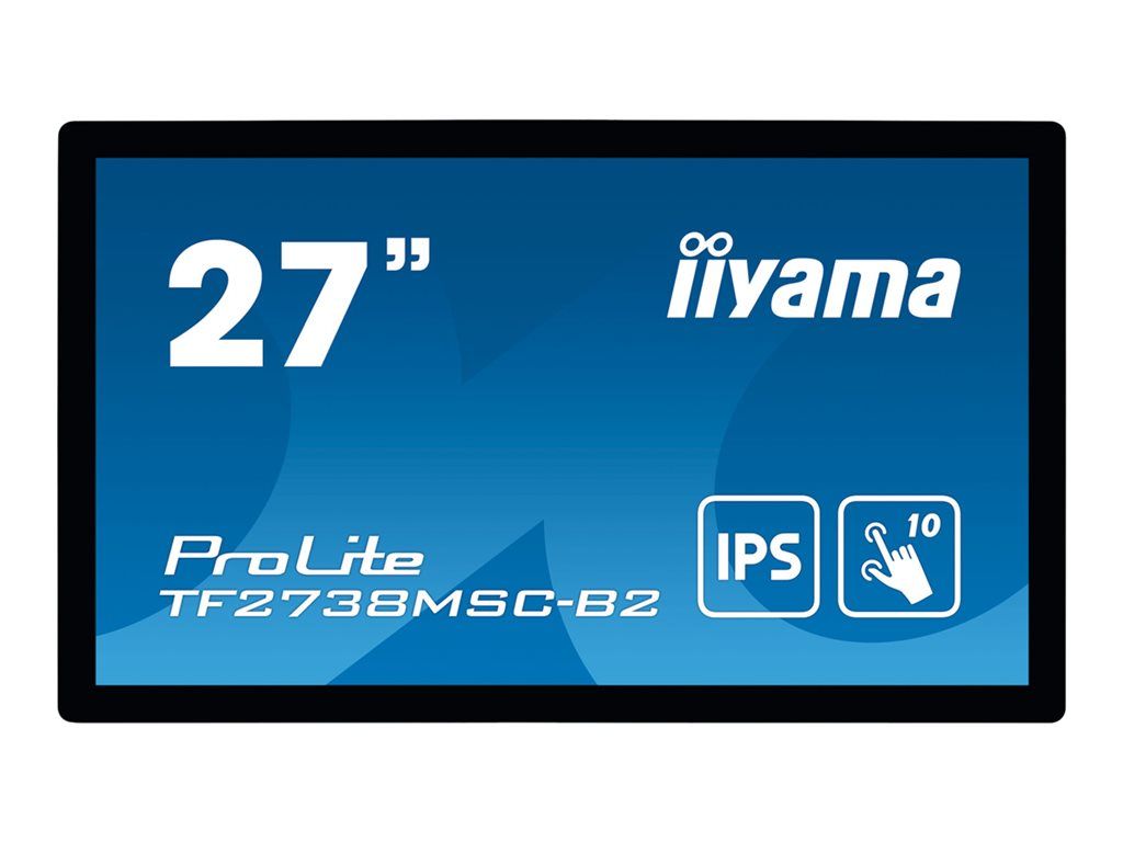 Iiyama ProLite TF2738MSC-B2 - 27" Open Frame LED Screen - Touchscreen - Full HD (1080p) @ 60Hz