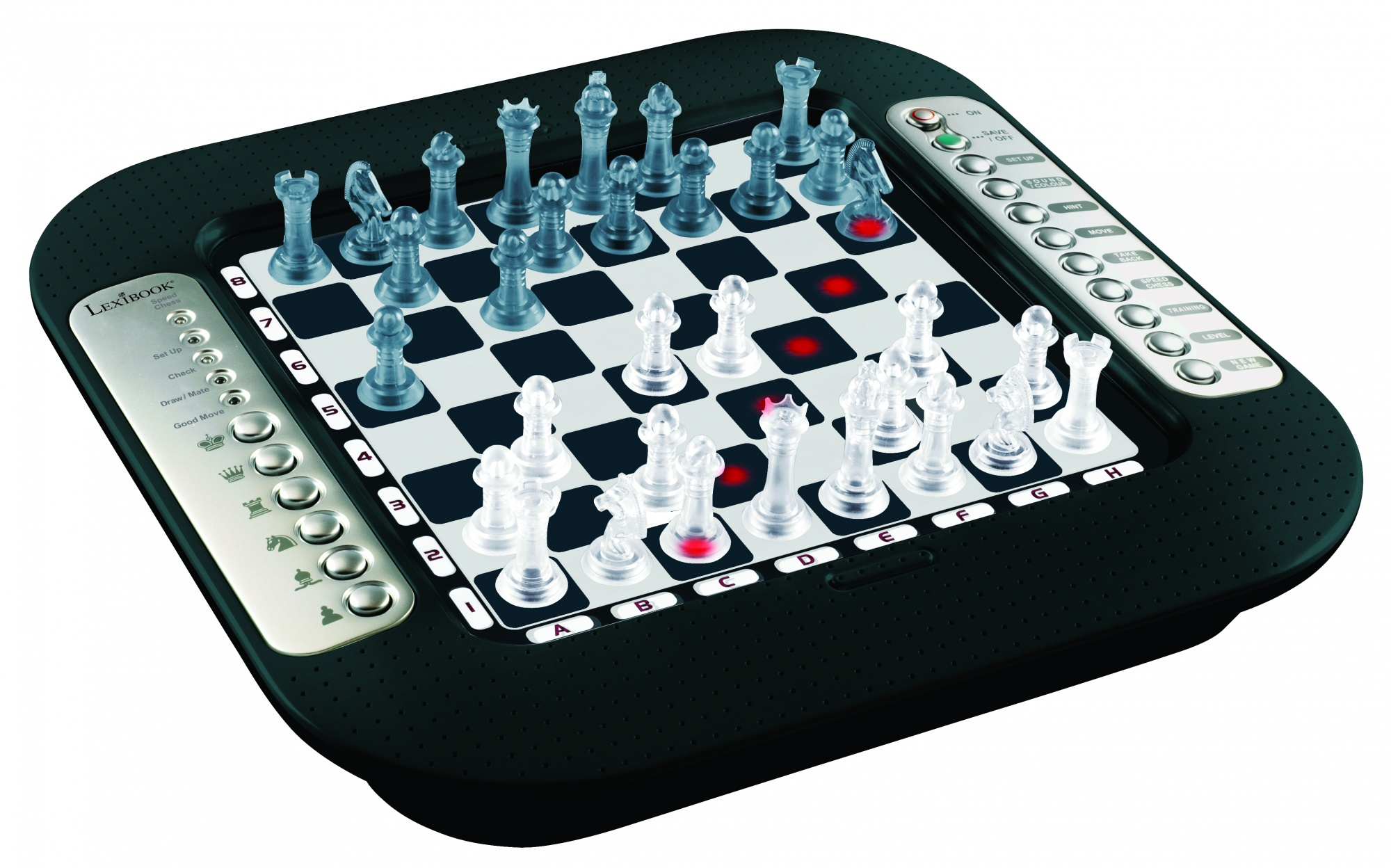 Lexibook Chessman FX, ensemble d'échecs électronique avec clavier tactile et effets lumineux et sonores