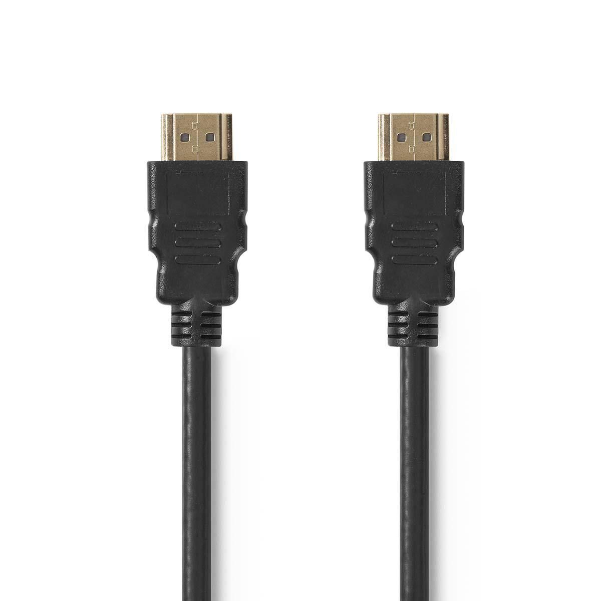 Câble HDMI Nedis - Connecteur HDMI Haute Vitesse - 1m Noir